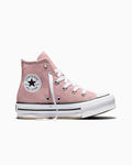 Kids Canvas Platform High Top Sneaker - Black - Petal Pit/White/Black