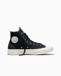 Canvas And Suede High-Top Sneaker - Total Eclipse Black/Egret/Light Grey