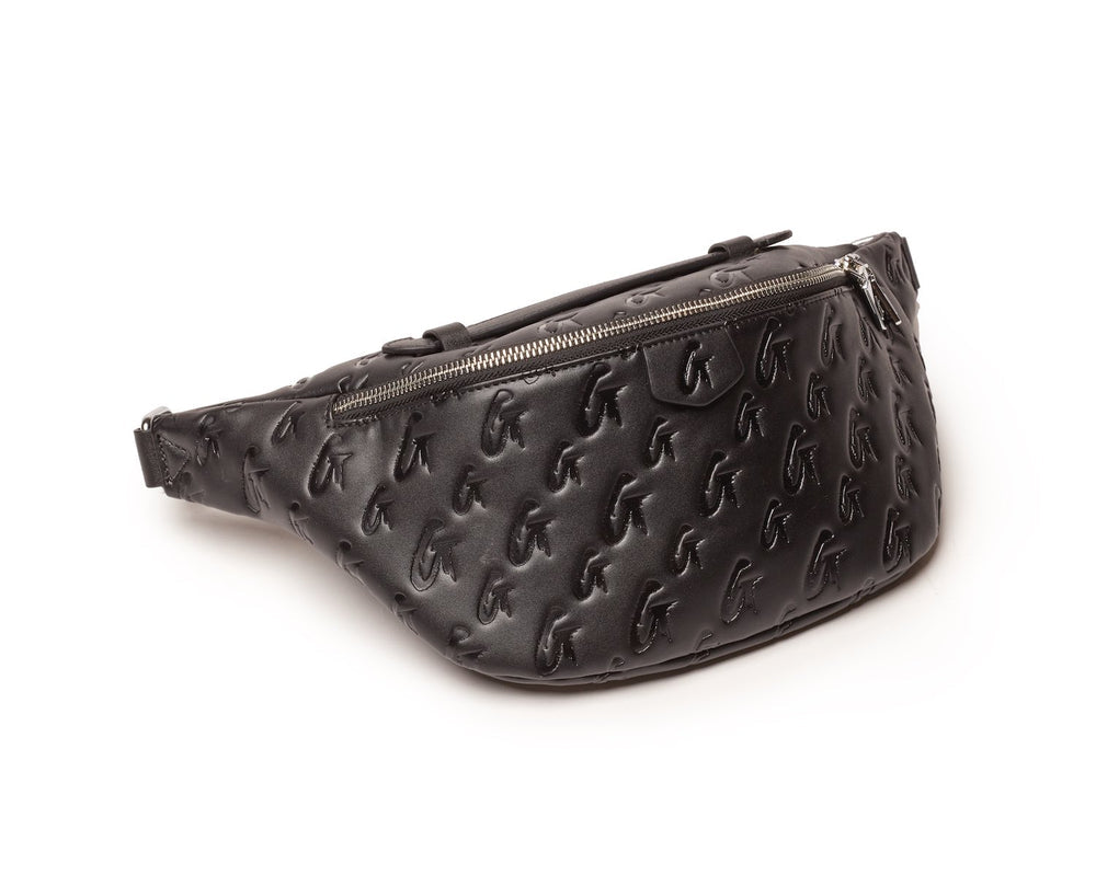 Vegan Leather Belt Bag - Black
