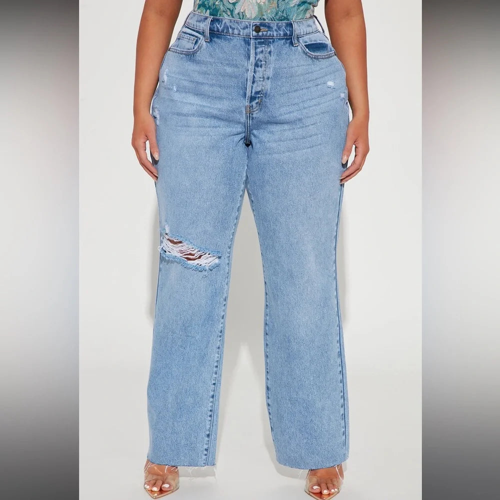 Straight Leg Jeans