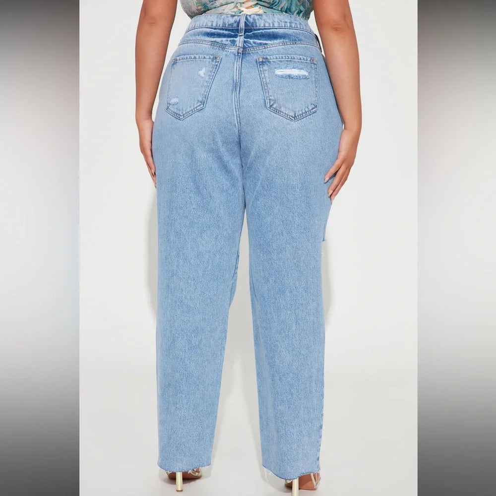Straight Leg Jeans