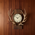 Rustic Tree Slice Wooden Wall Clock Kitchen or Entryway