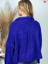 Load image into Gallery viewer, BEAUTIFUL ROYAL BLUE SHACKET
