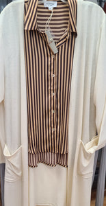 Womans long sleeve Ivory cardigan