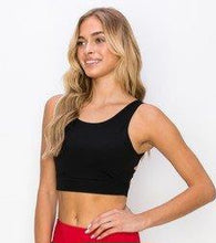 Load image into Gallery viewer, Black Sports Bra
