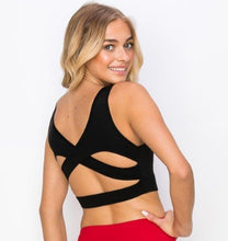 Load image into Gallery viewer, Black Sports Bra
