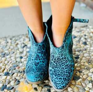 Turquoise Divine Boots