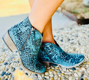 Turquoise Divine Boots